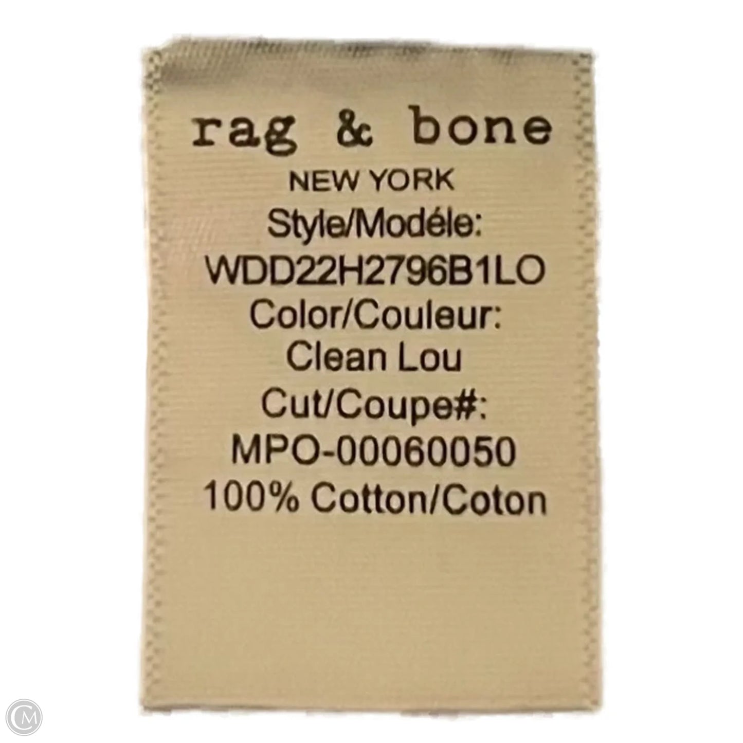 Jeans Boyfriend By Rag And Bone In Blue Denim, Size: 10