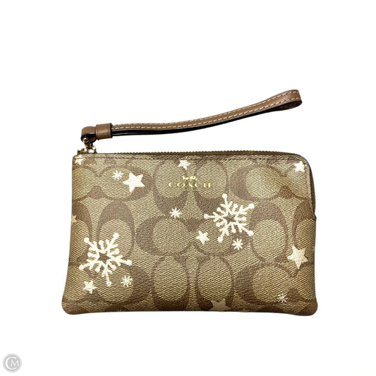 Wristlet Designer By Coach, Size: Medium