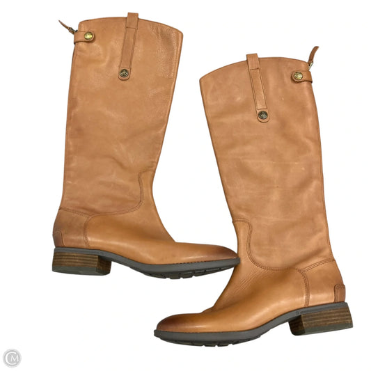 Boots Knee Heels By Sam Edelman In Brown, Size: 9.5