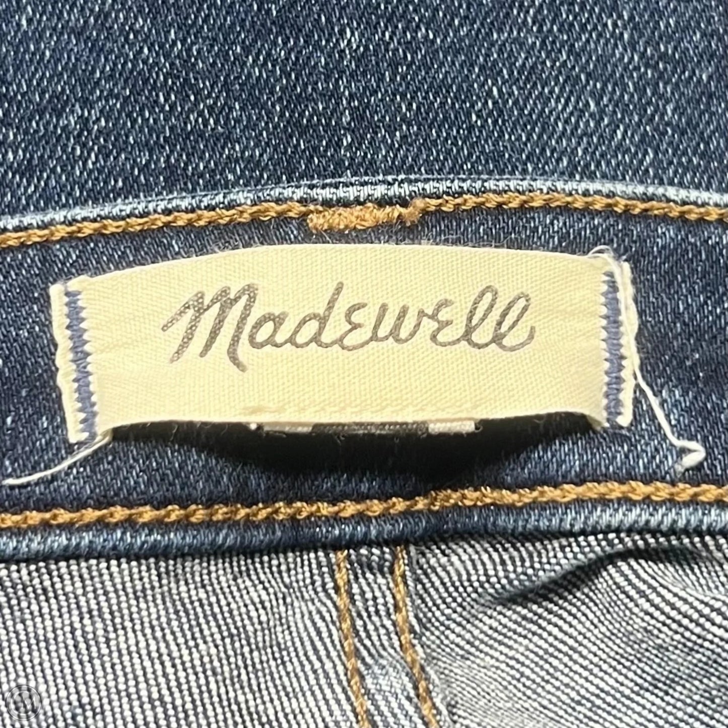 Jeans Skinny By Madewell In Blue Denim, Size: 2