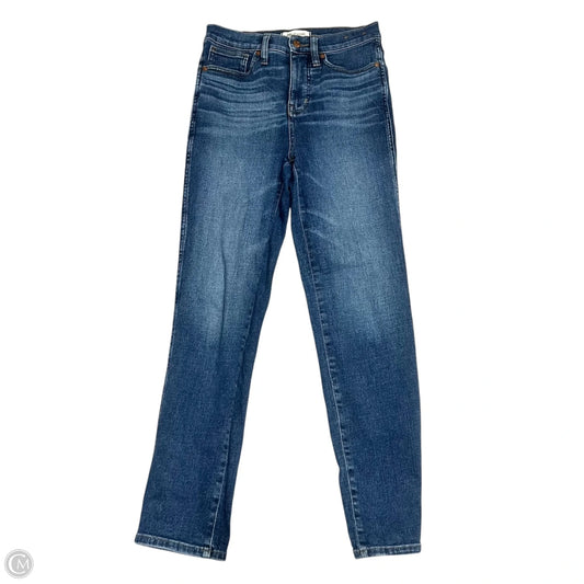 Jeans Skinny By Madewell In Blue Denim, Size: 2