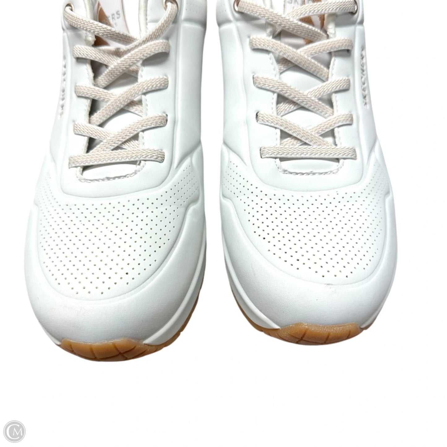 Shoes Athletic By Skechers In White, Size: 9