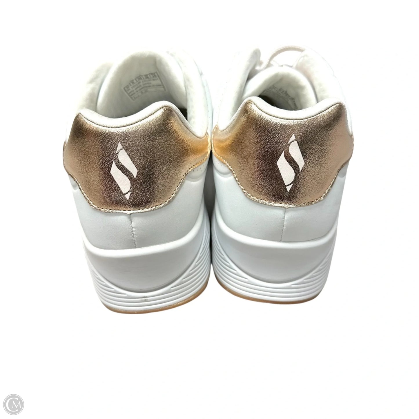 Shoes Athletic By Skechers In White, Size: 9