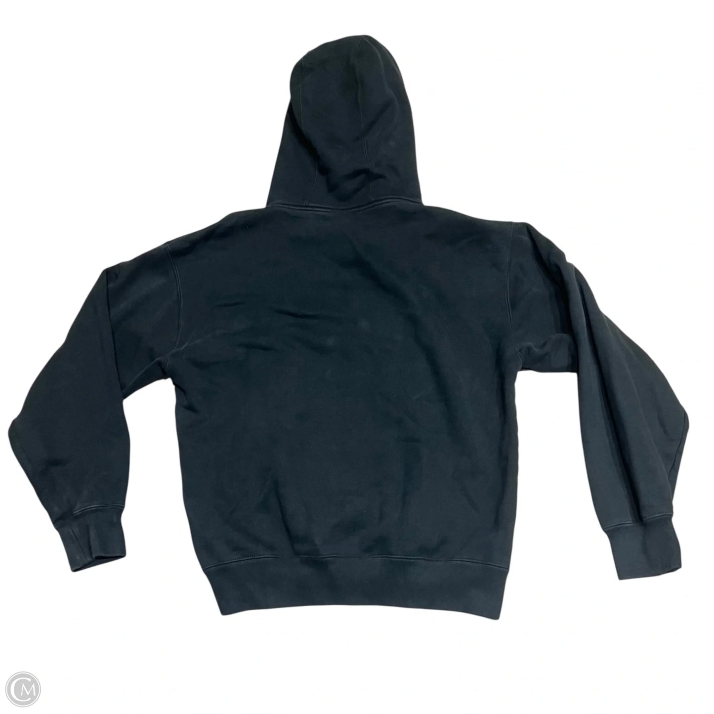 Sweatshirt Hoodie By Nike Apparel In Black & White, Size: S