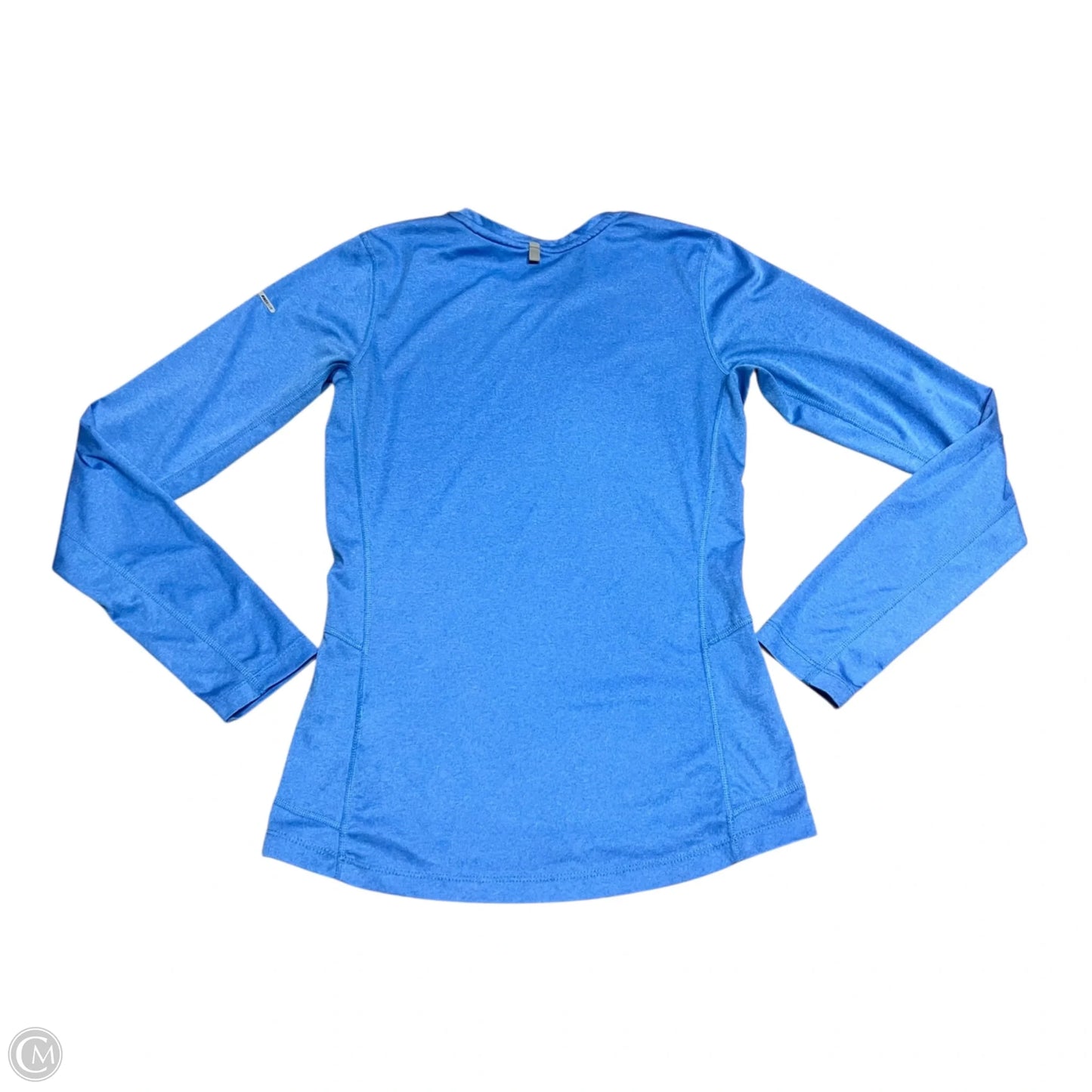 Athletic Top Long Sleeve Collar By Nike Apparel In Blue, Size: Xs