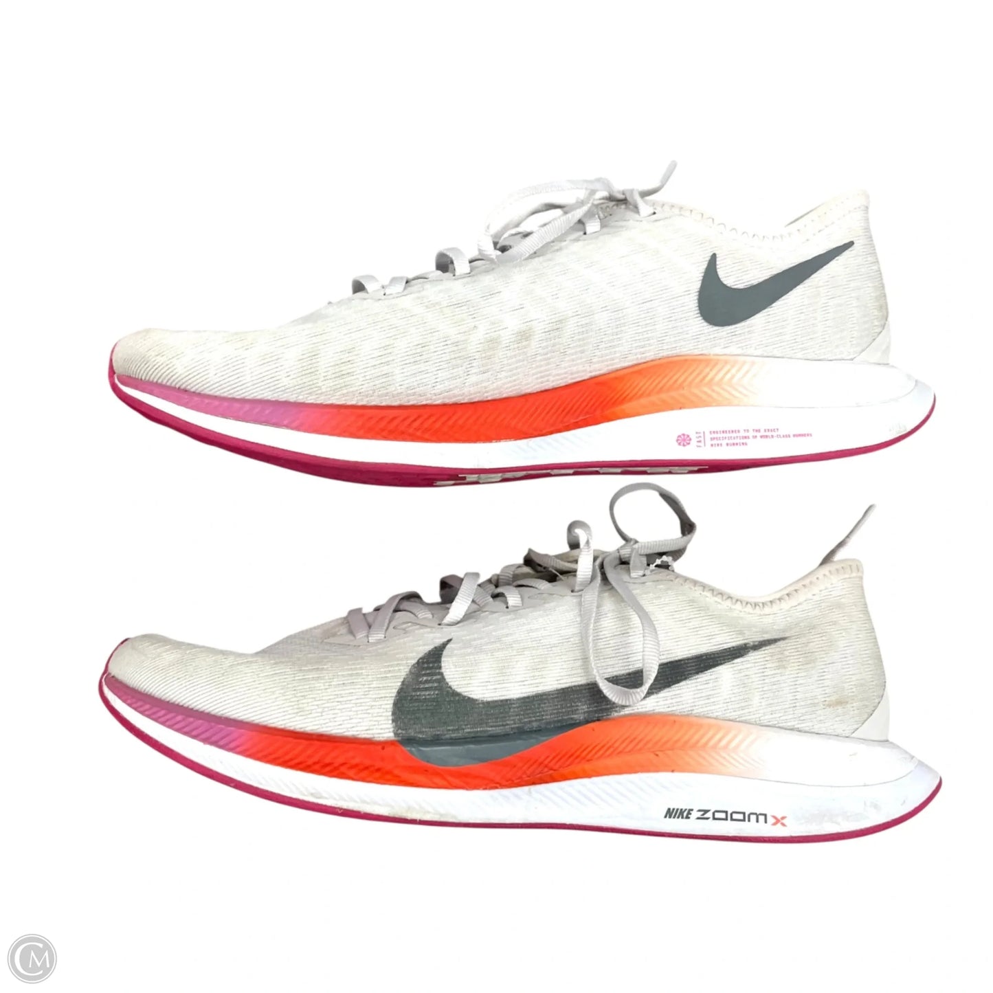 Shoes Athletic By Nike In Grey & Pink, Size: 7.5