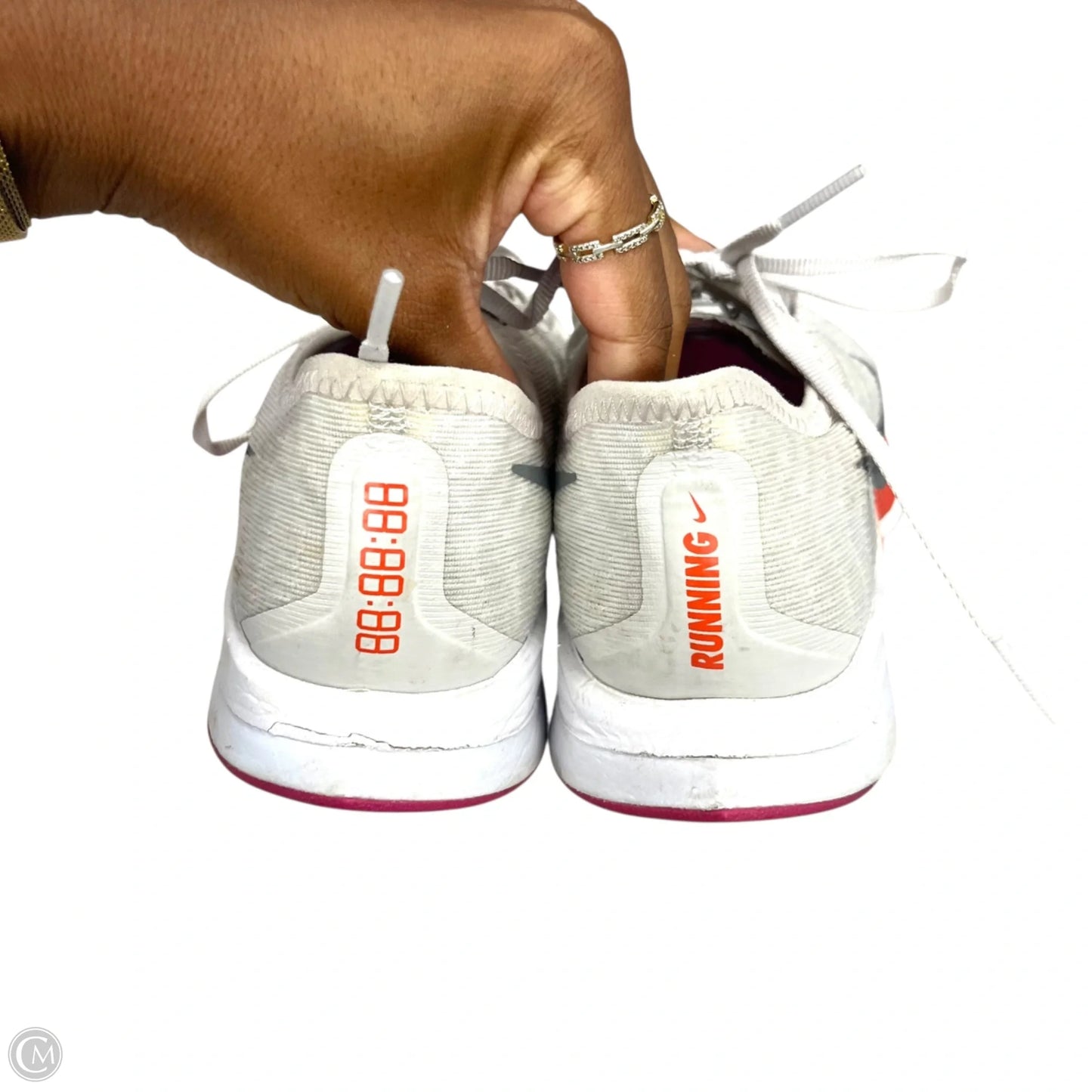Shoes Athletic By Nike In Grey & Pink, Size: 7.5