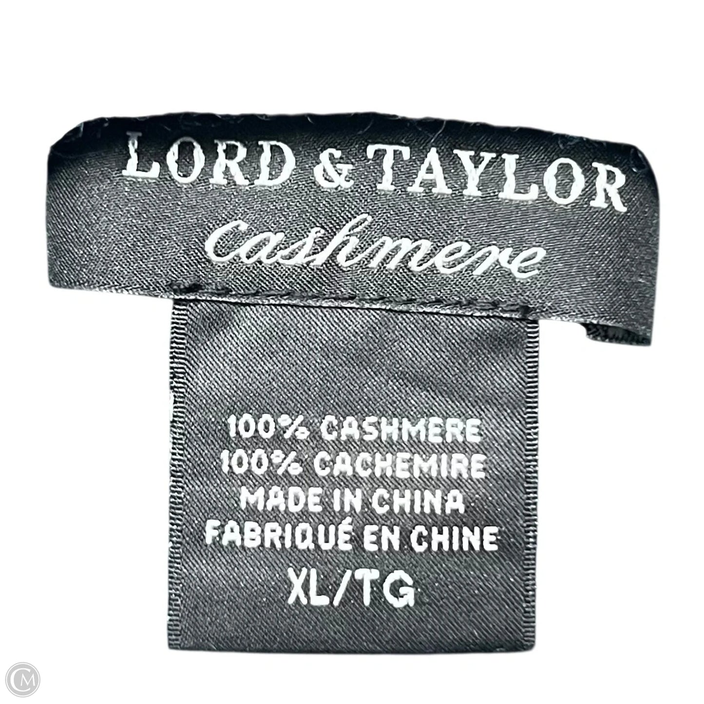 Sweater Cardigan Cashmere By Lord And Taylor In Teal, Size: Xl