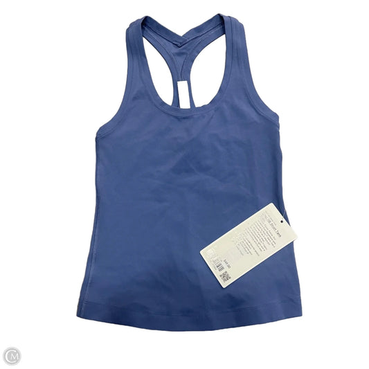 Athletic Tank Top By Lululemon In Blue, Size: 2