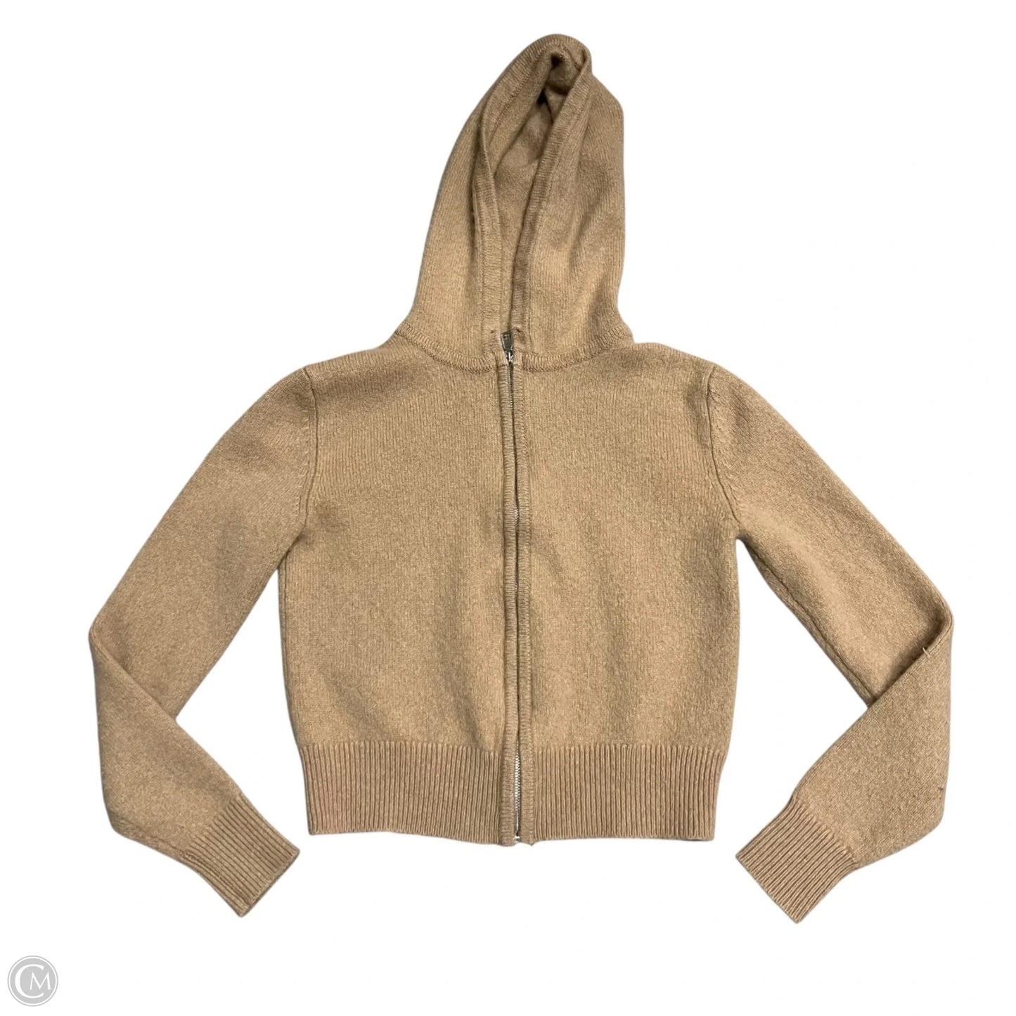 Sweater Cardigan Cashmere By Babaton In Tan, Size: Xxs