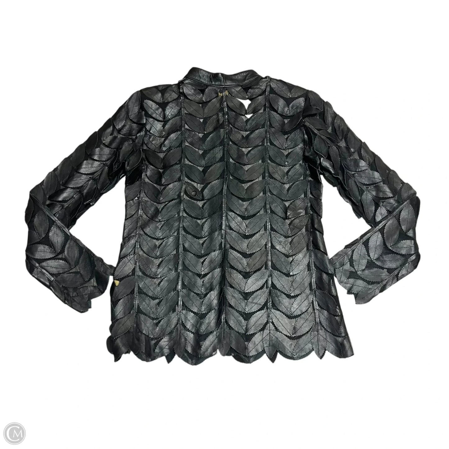 Jacket Leather By Belgin Francis In Black, Size: L