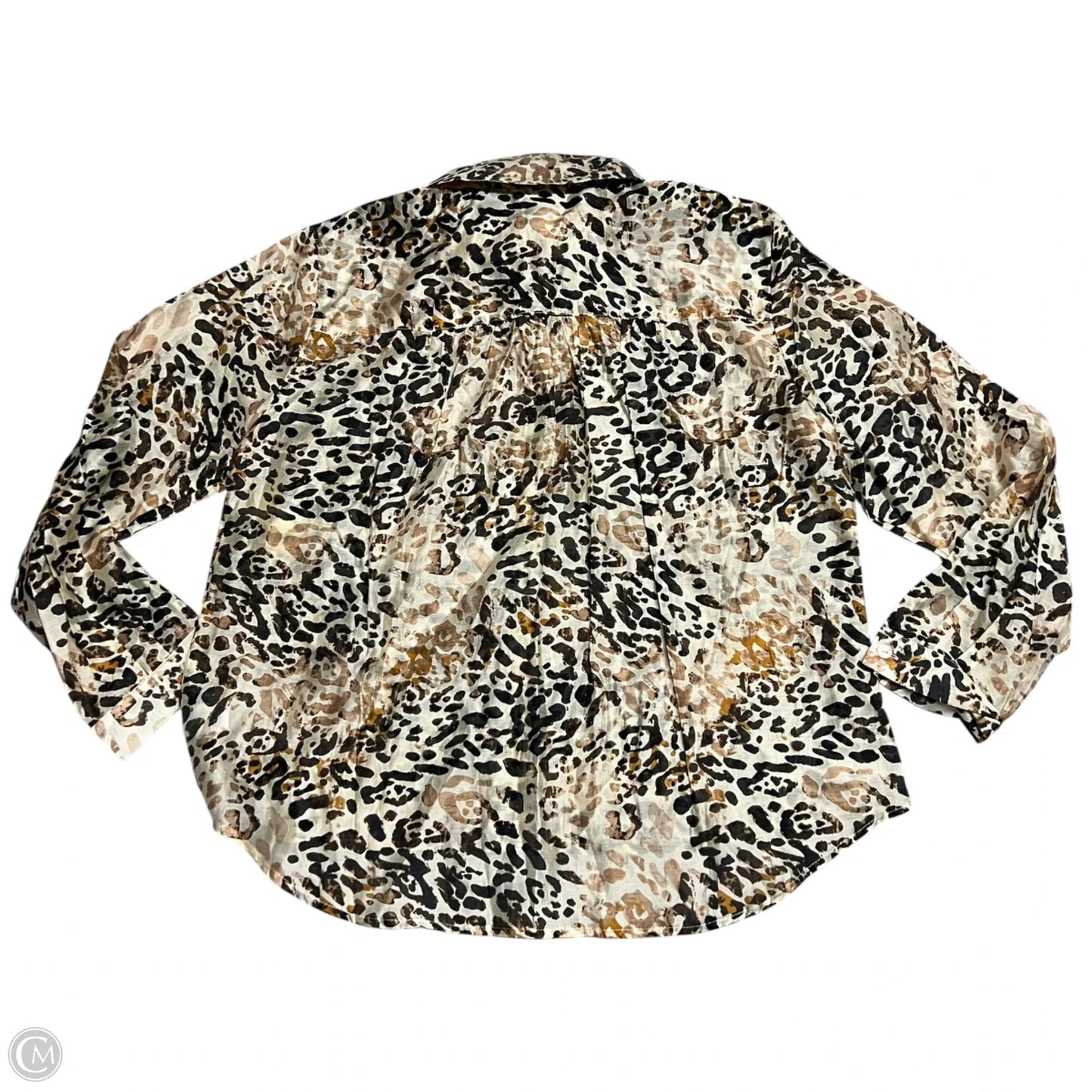 Top Long Sleeve By Bailey 44 In Animal Print, Size: M