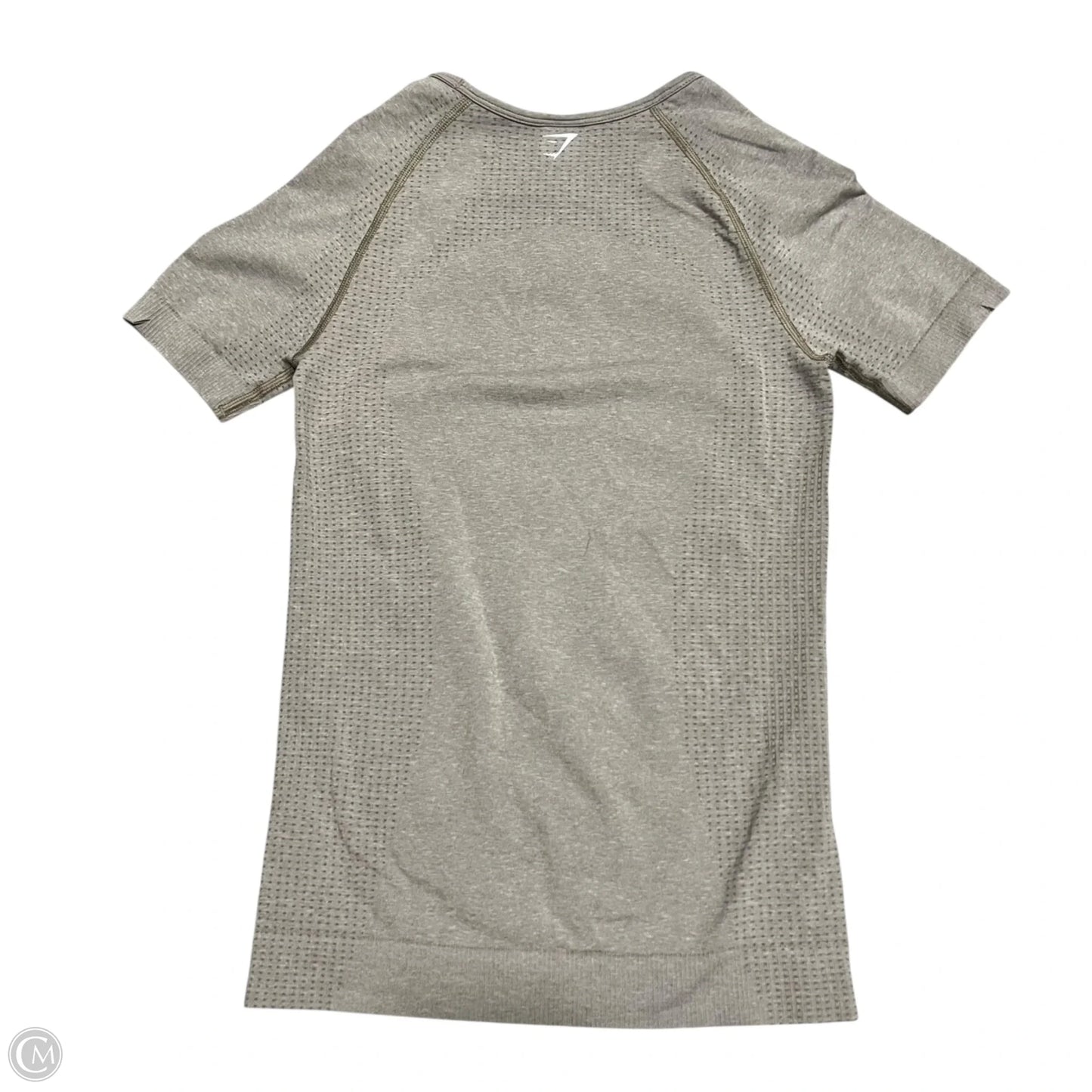 Athletic Top Short Sleeve By Gym Shark In Brown, Size: S