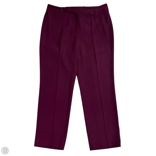 Pants Dress By Calvin Klein In Purple, Size: 12