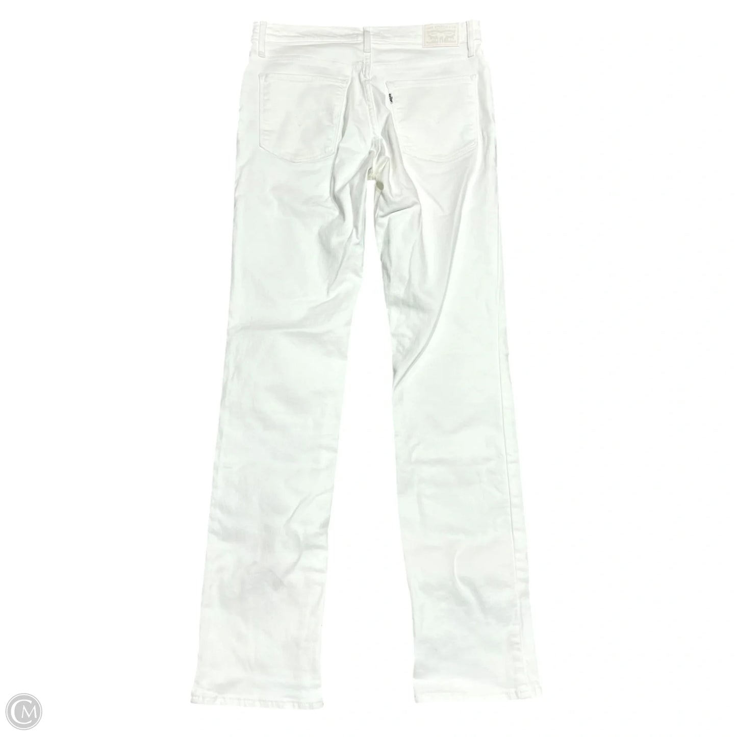 Jeans Straight By Levis In White Denim, Size: 10