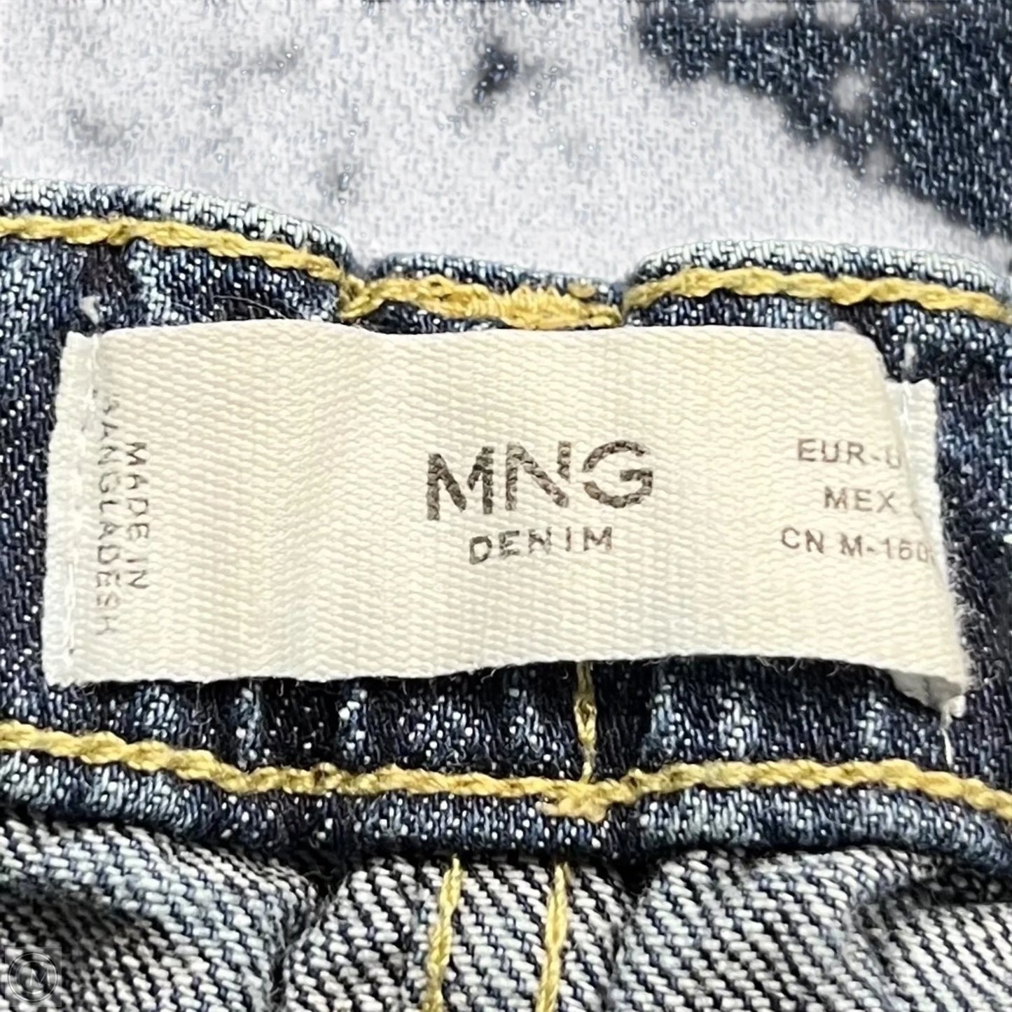 Skirt Maxi By Mng In Blue Denim, Size: S