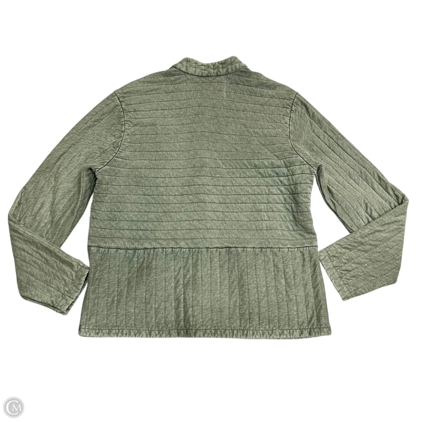 Jacket Puffer & Quilted By Lucky Brand In Green, Size: M