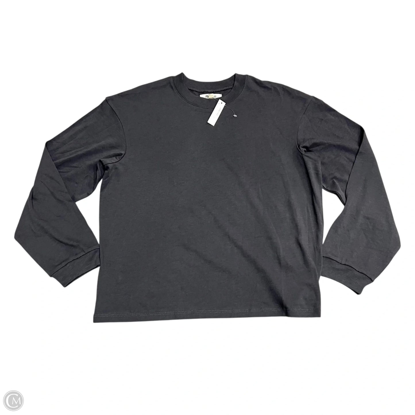 Top Long Sleeve Basic By Madewell In Grey, Size: Xs