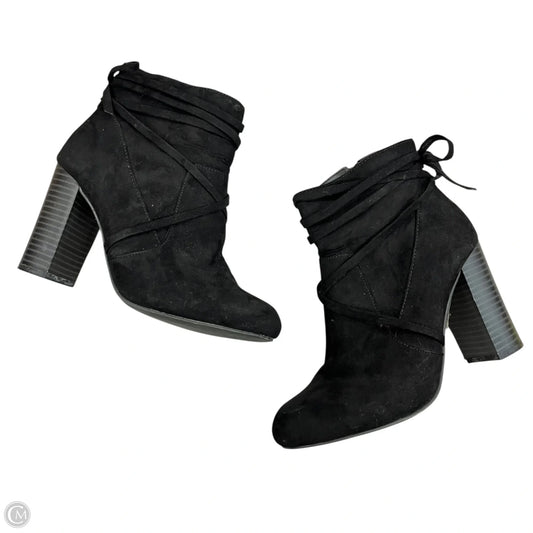 Boots Ankle Heels By Atmosphere In Black, Size: 5