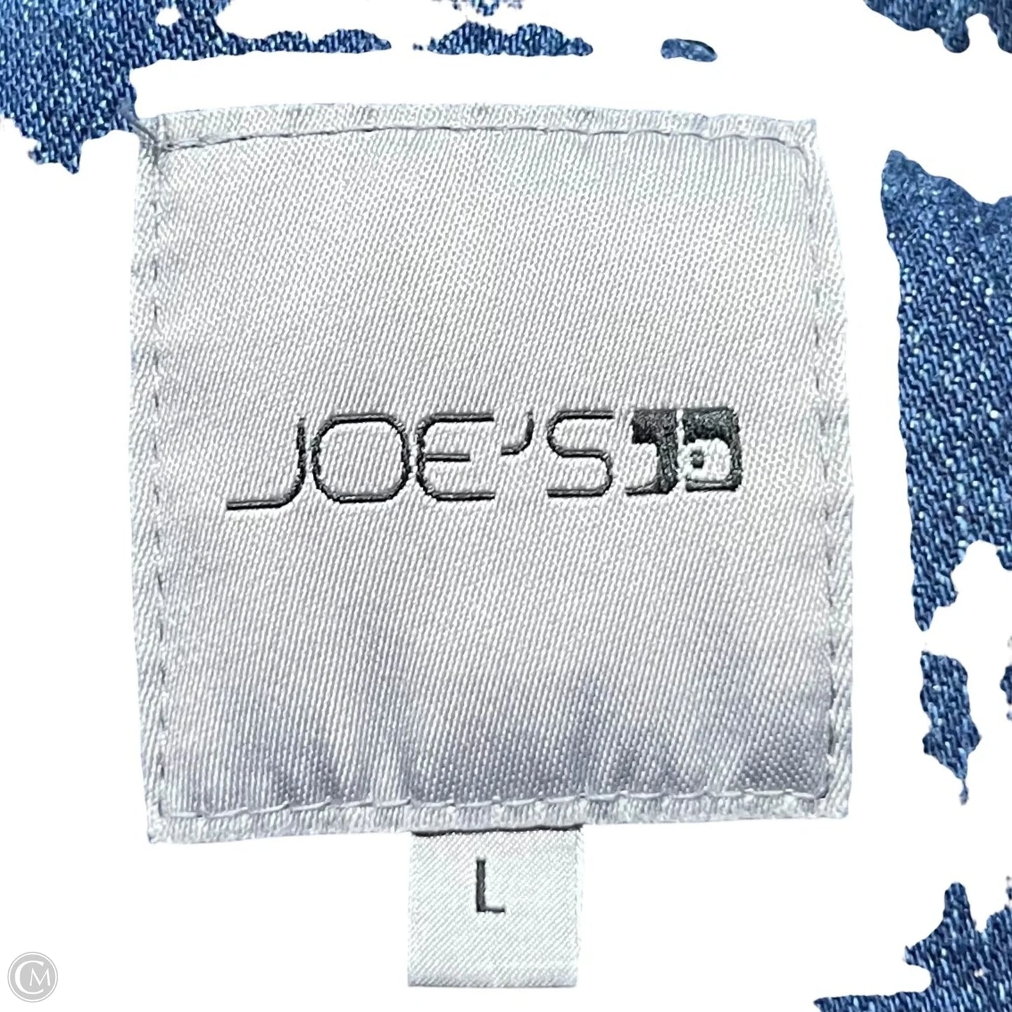 Jacket Denim By Joes Jeans In Blue Denim, Size: L
