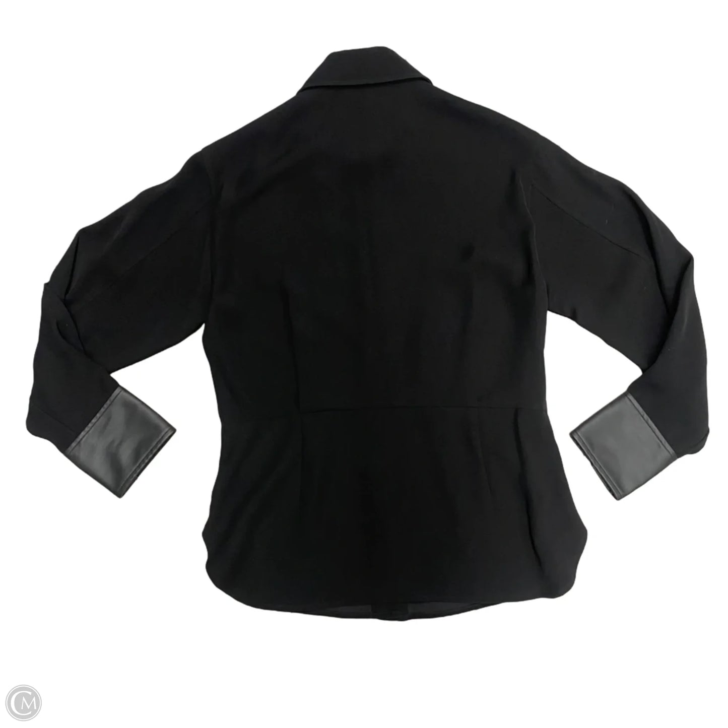 Top Long Sleeve By Vince In Black, Size: S
