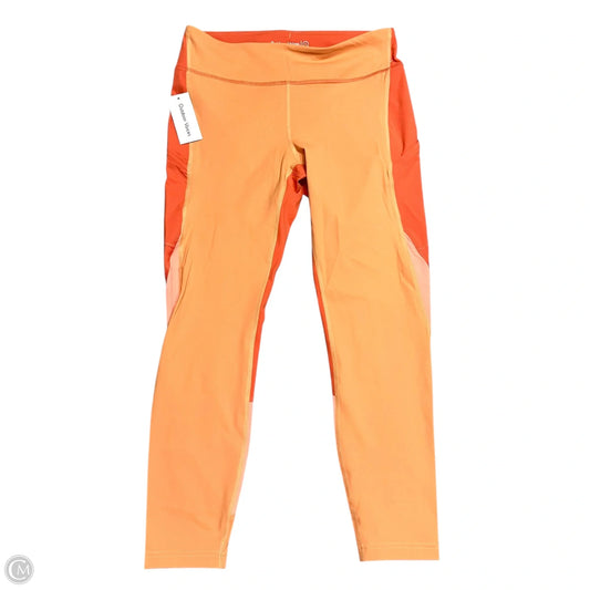 Athletic Leggings By Outdoor Voices In Orange, Size: L