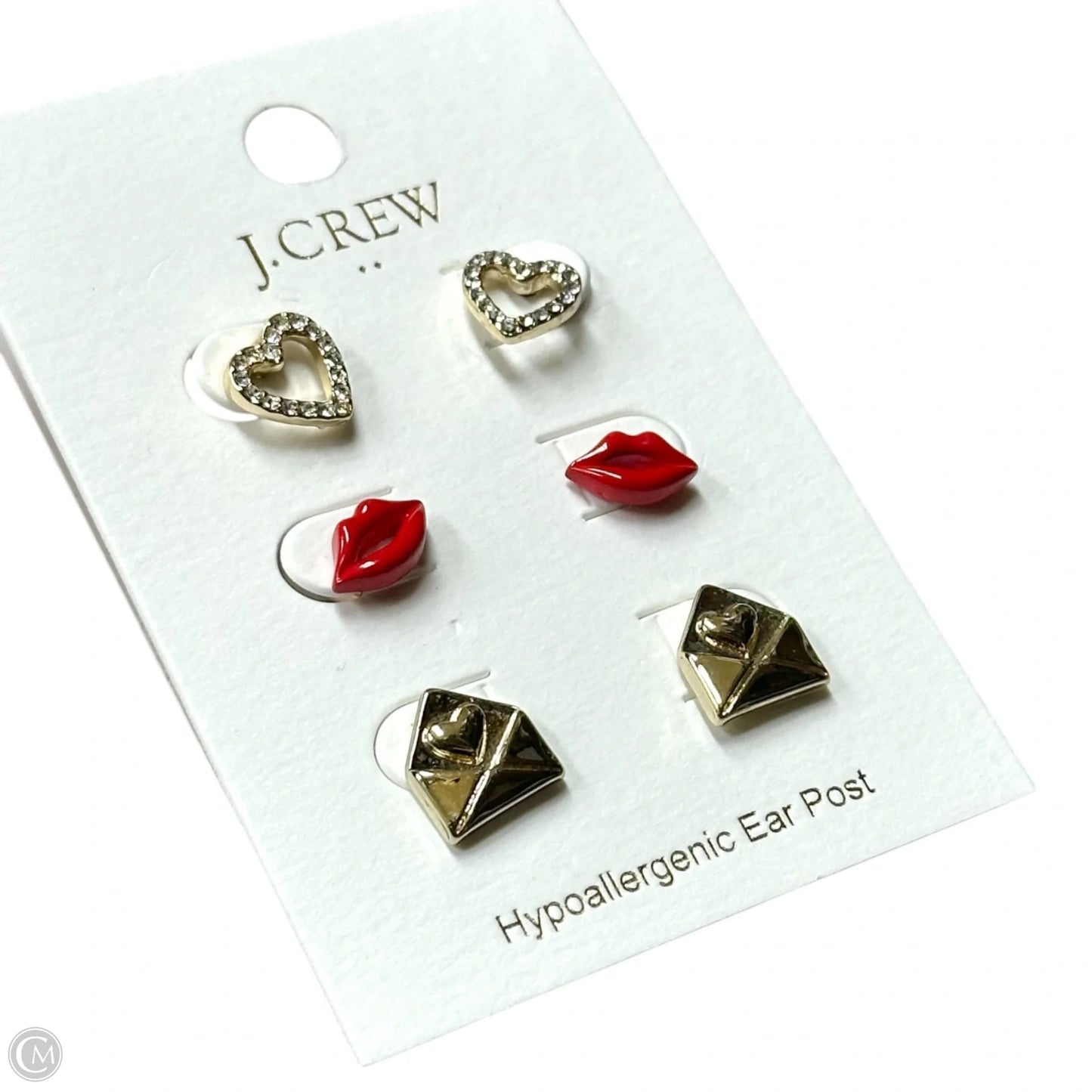 Earrings Stud By J. Crew, Size: 03 Piece Set