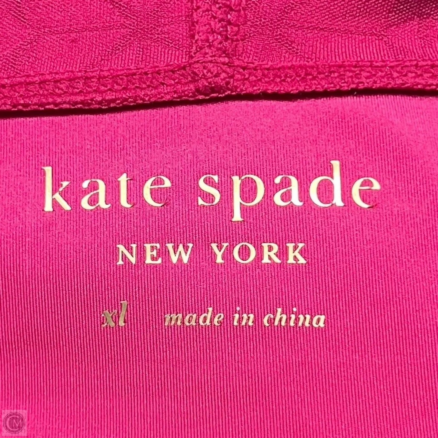 Jacket Designer By Kate Spade In Pink, Size: Xl