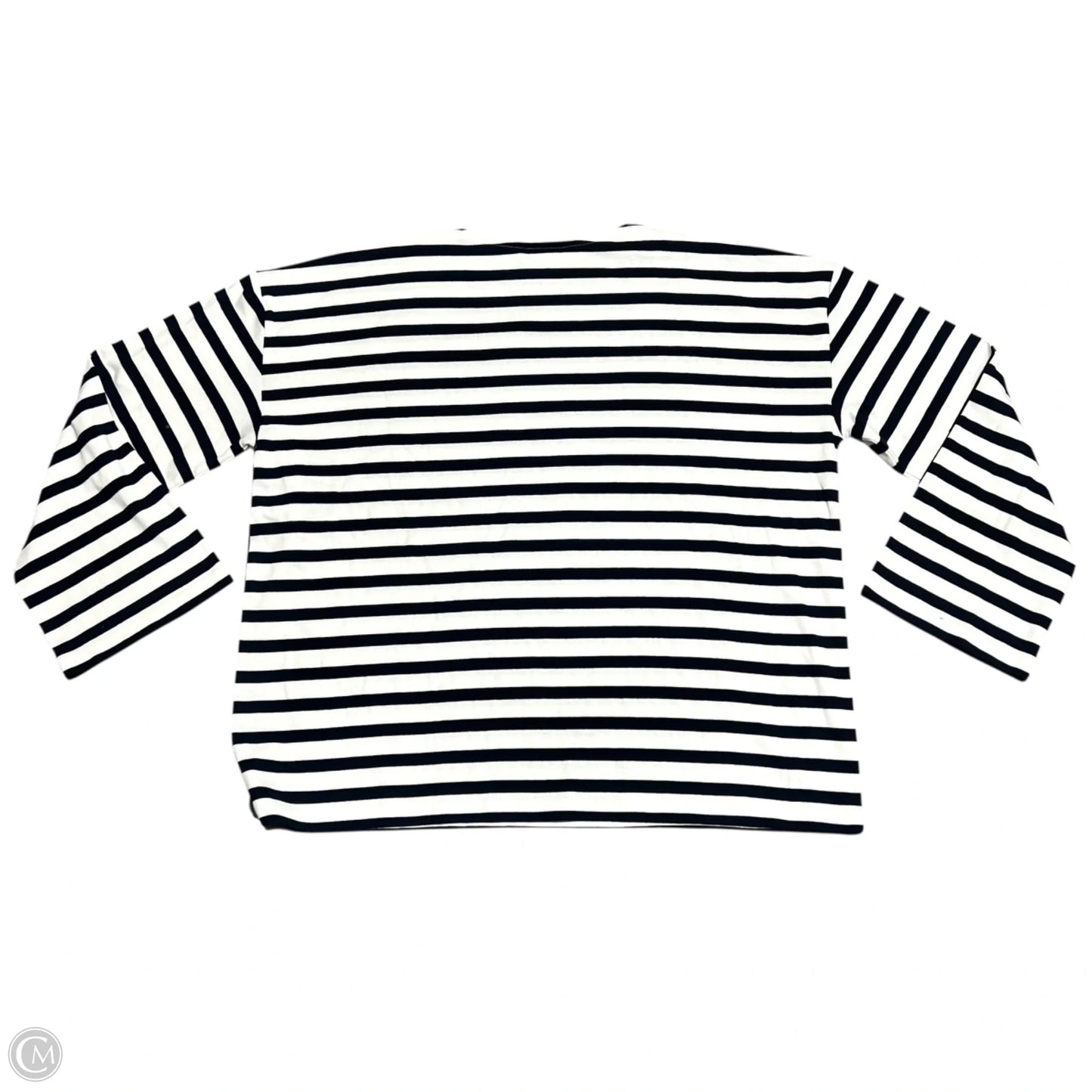 Top Long Sleeve By Darling, In Striped Pattern, Size: M