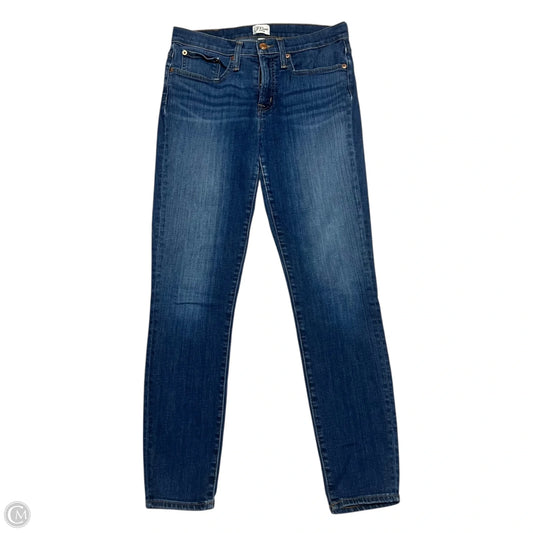 Jeans Skinny By J. Crew In Blue Denim, Size: 6