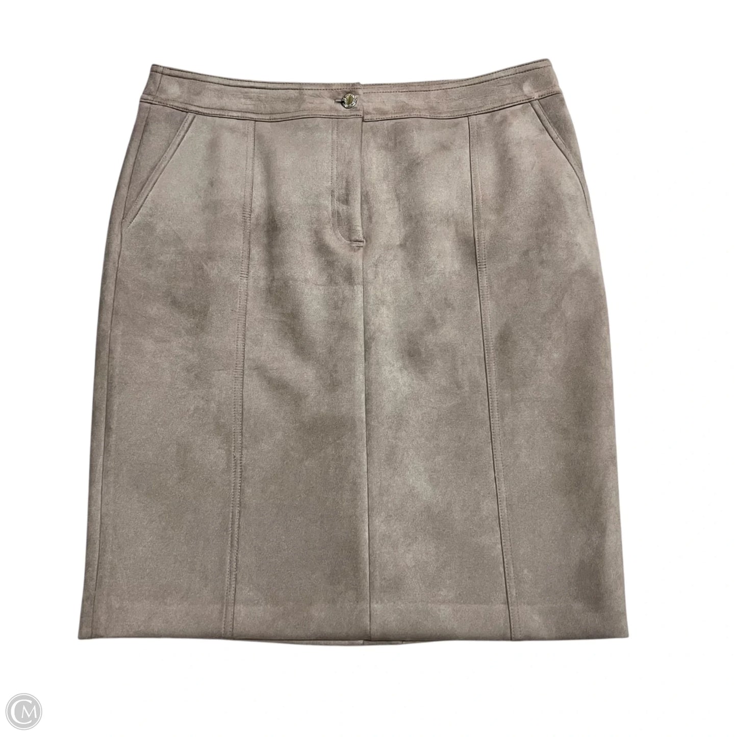 Skirt Midi By Calvin Klein In Mauve, Size: 14
