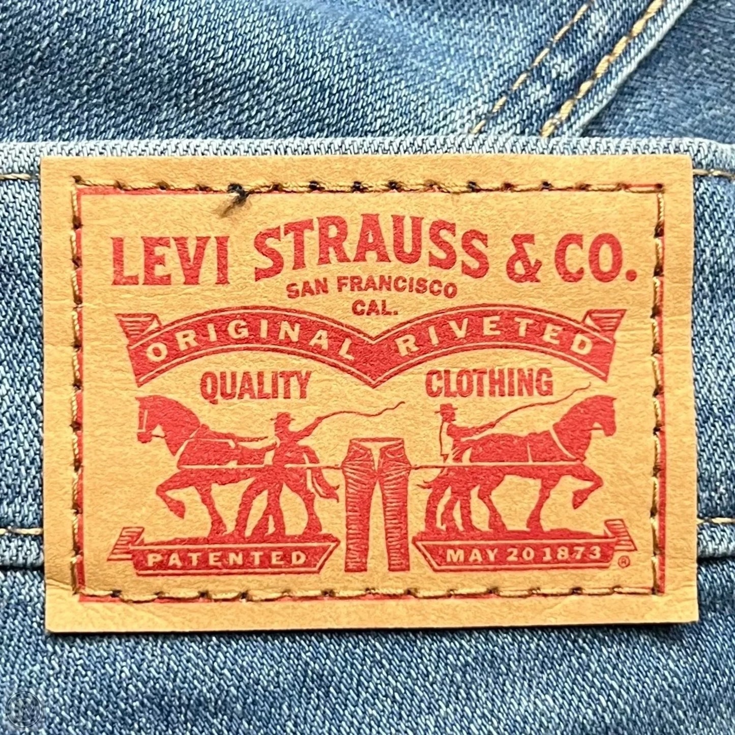 Jeans Skinny By Levis In Blue Denim, Size: 14