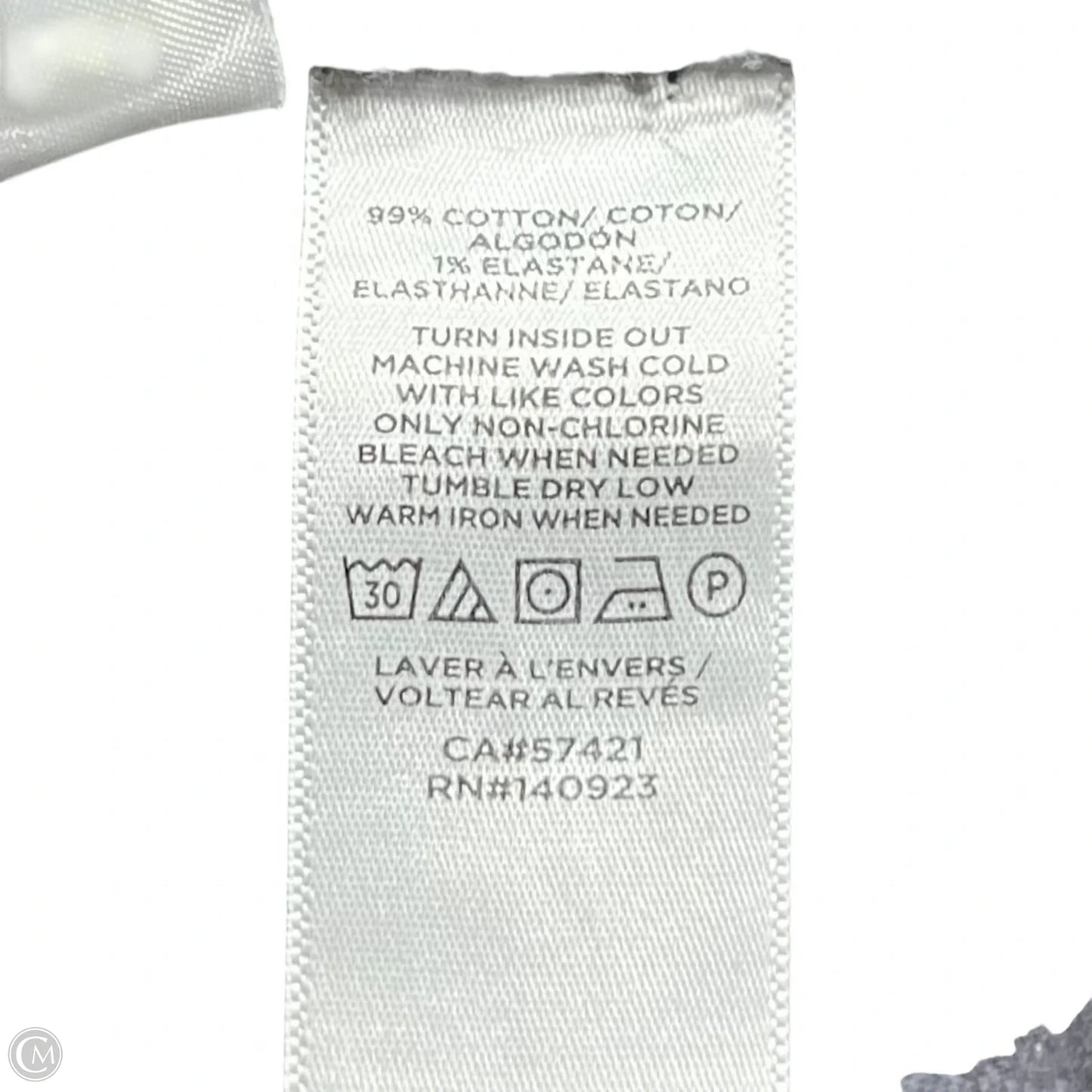 Jeans Flared By Loft In Black Denim, Size: 10