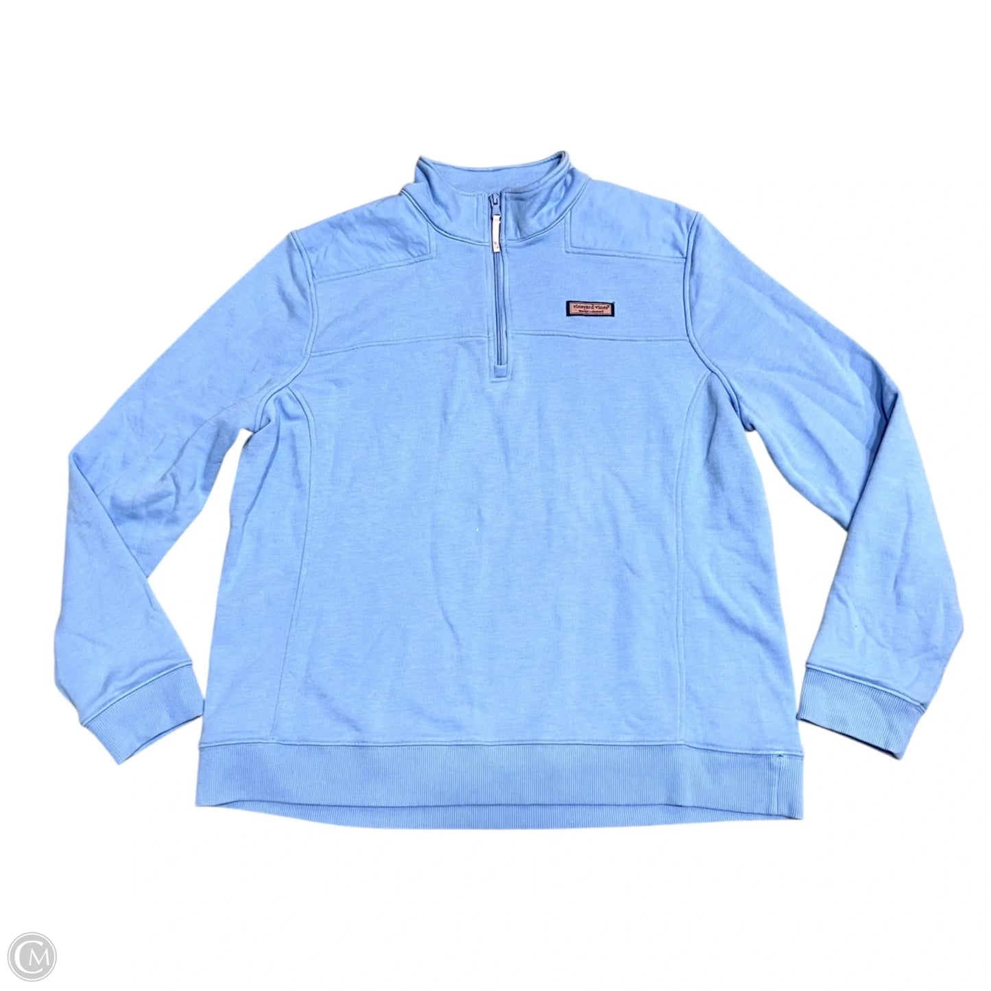 Sweatshirt Collar By Vineyard Vines In Blue, Size: Xl