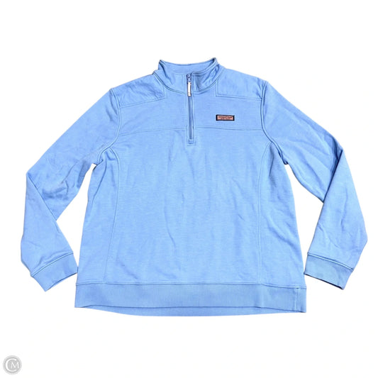 Sweatshirt Collar By Vineyard Vines In Blue, Size: Xl