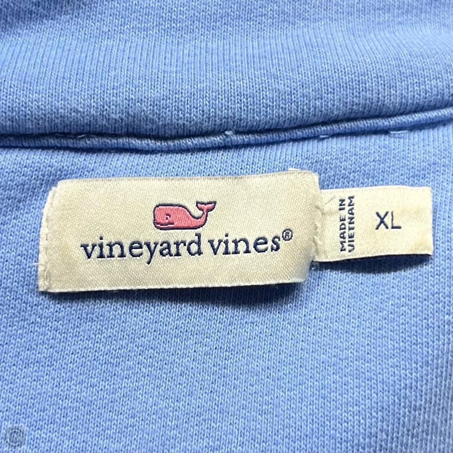 Sweatshirt Collar By Vineyard Vines In Blue, Size: Xl