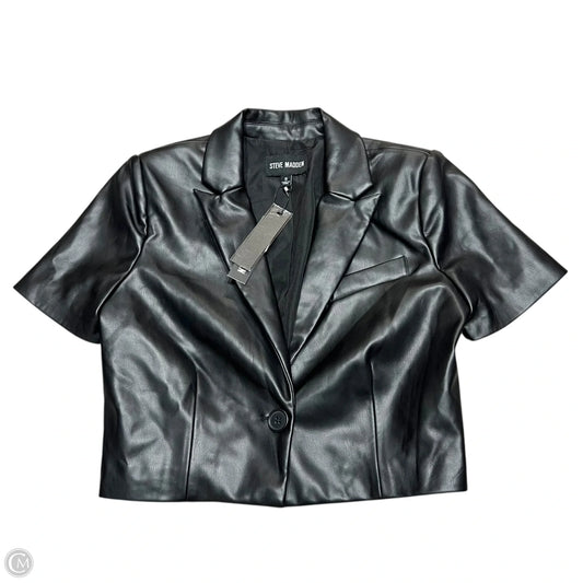 Top Short Sleeve By Steve Madden In Black, Size: S