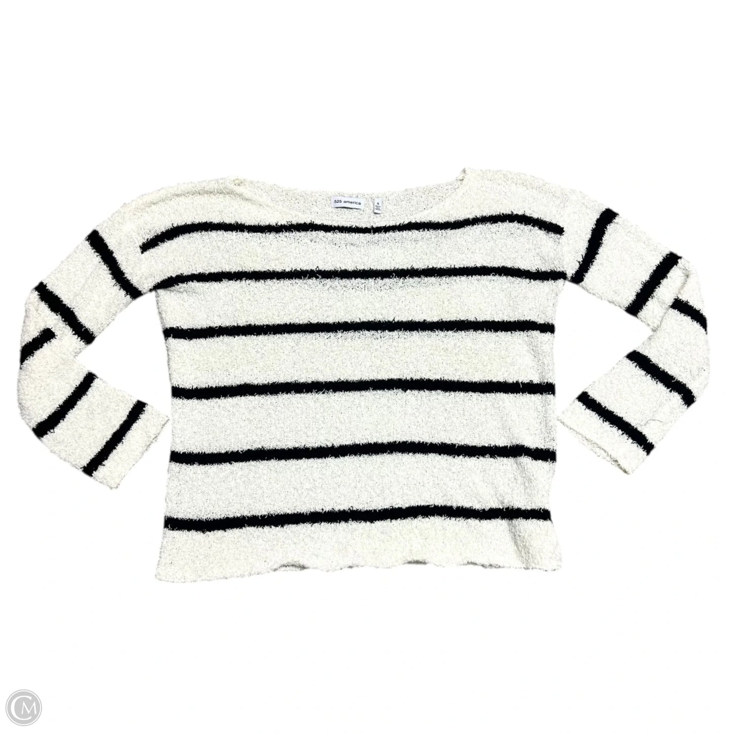 Sweater By 525 America In Black & White, Size: S