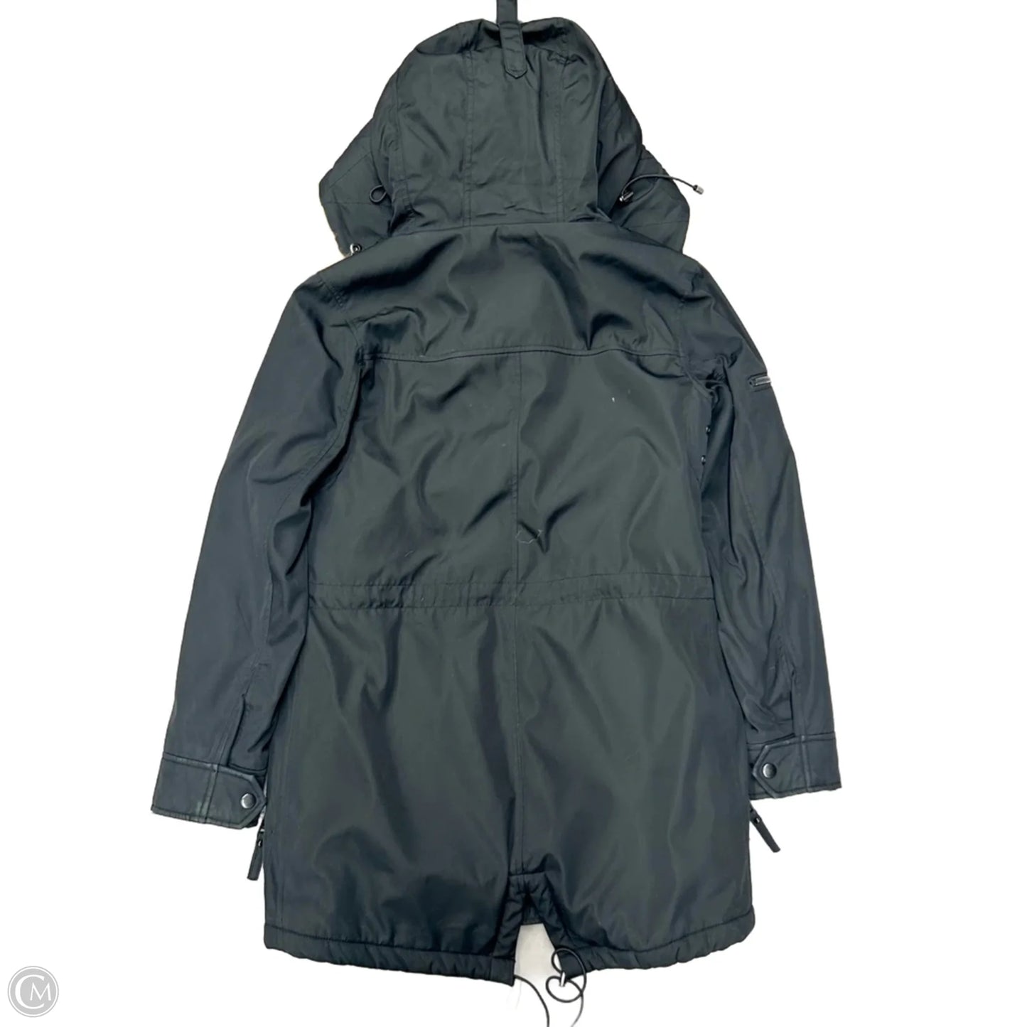 Coat Puffer & Quilted By Aqua In Black, Size: Xs
