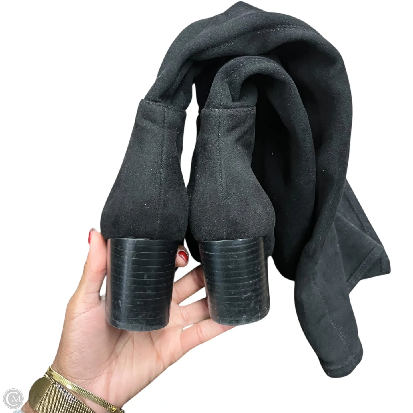 Boots Knee Heels By Vince Camuto In Black, Size: 7