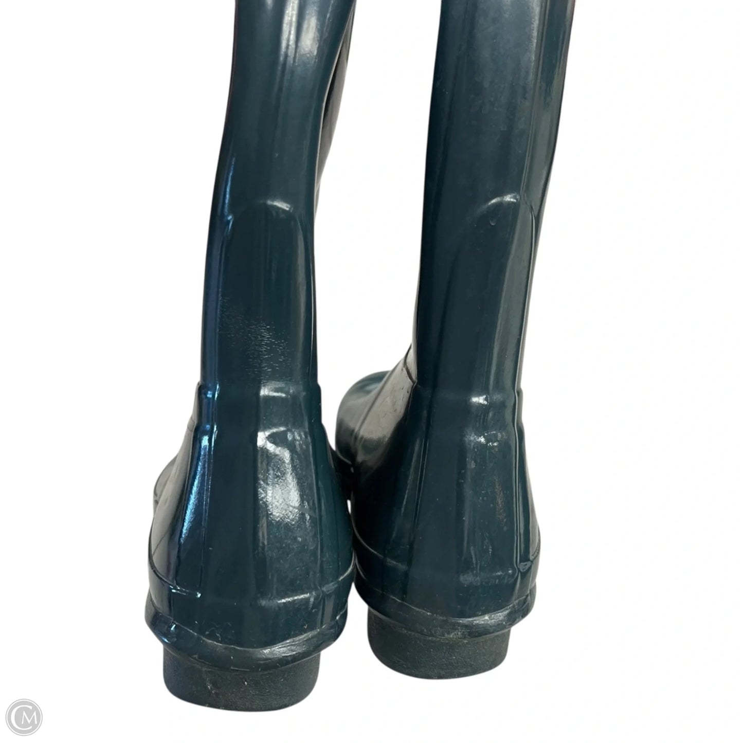 Boots Rain By Hunter In Teal, Size: 8