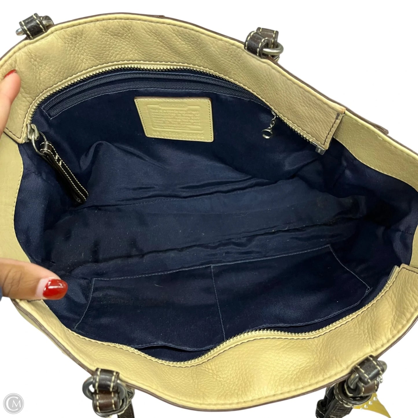 Handbag Designer By Coach, Size: Medium