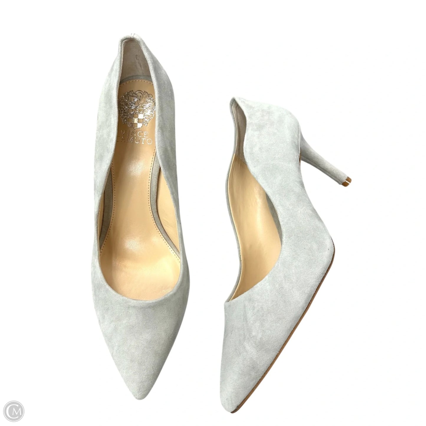 Shoes Heels Kitten By Vince Camuto In Grey, Size: 10