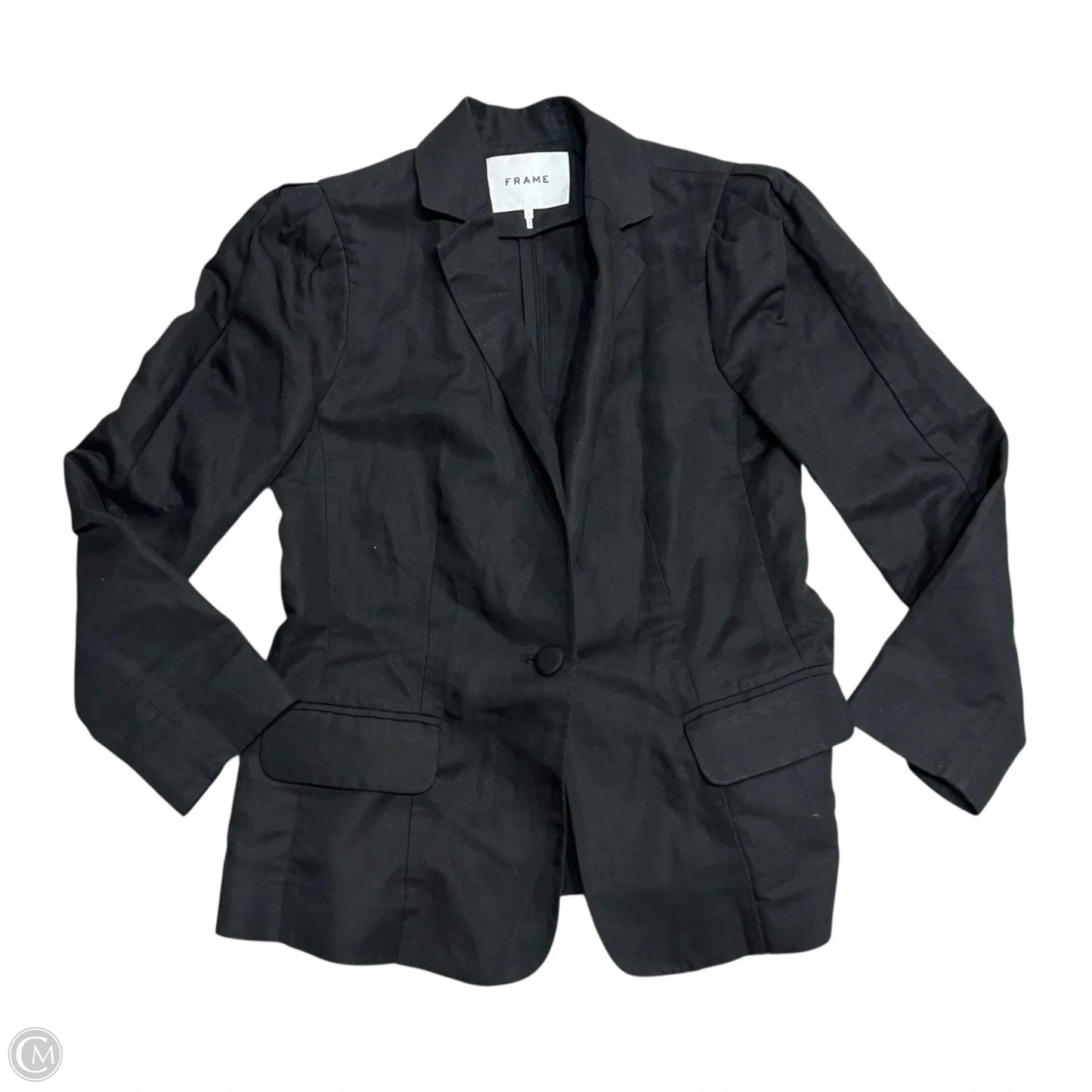 Blazer By Frame In Black, Size: 2