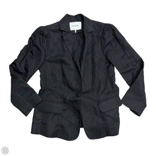 Blazer By Frame In Black, Size: 2