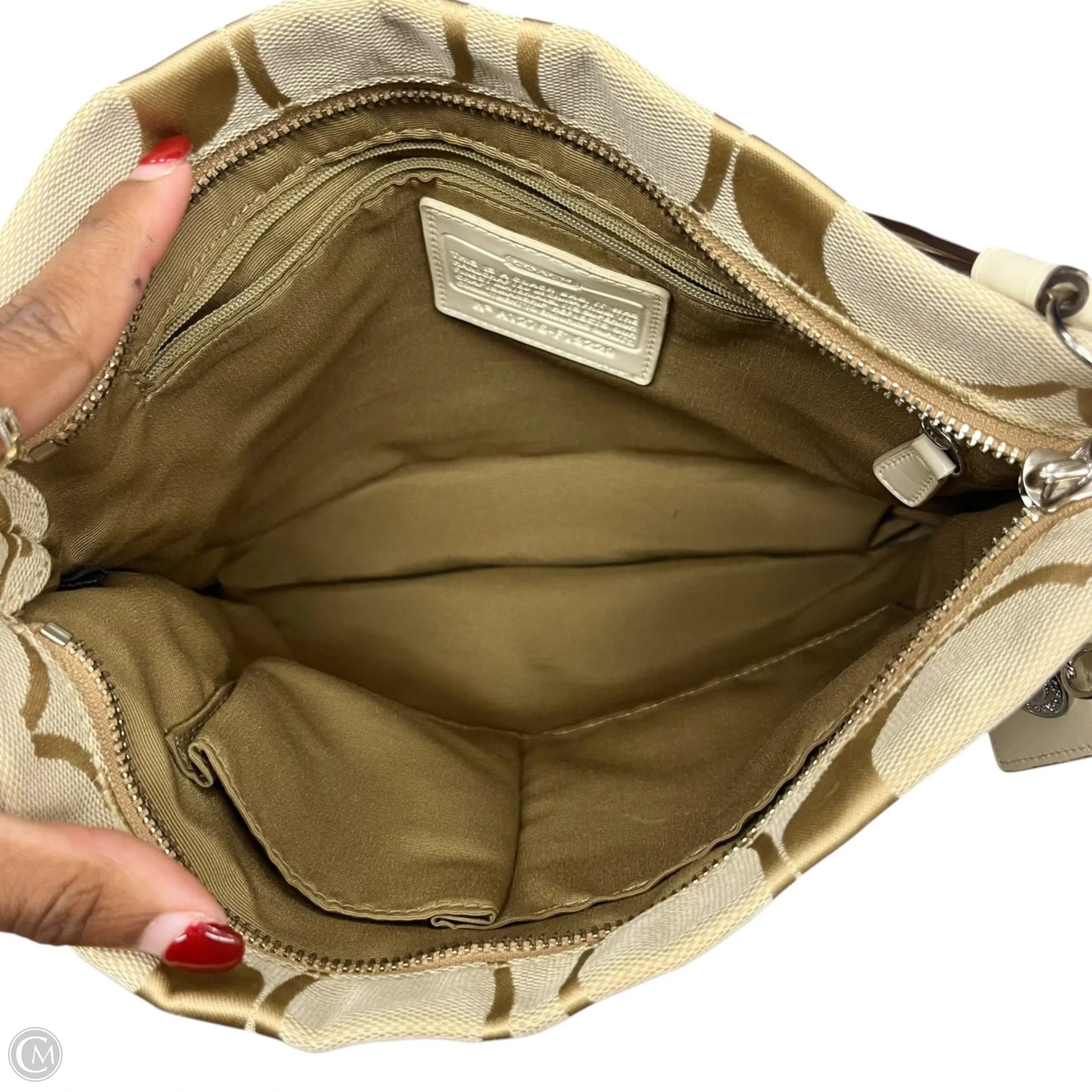 Handbag Designer By Coach, Size: Medium