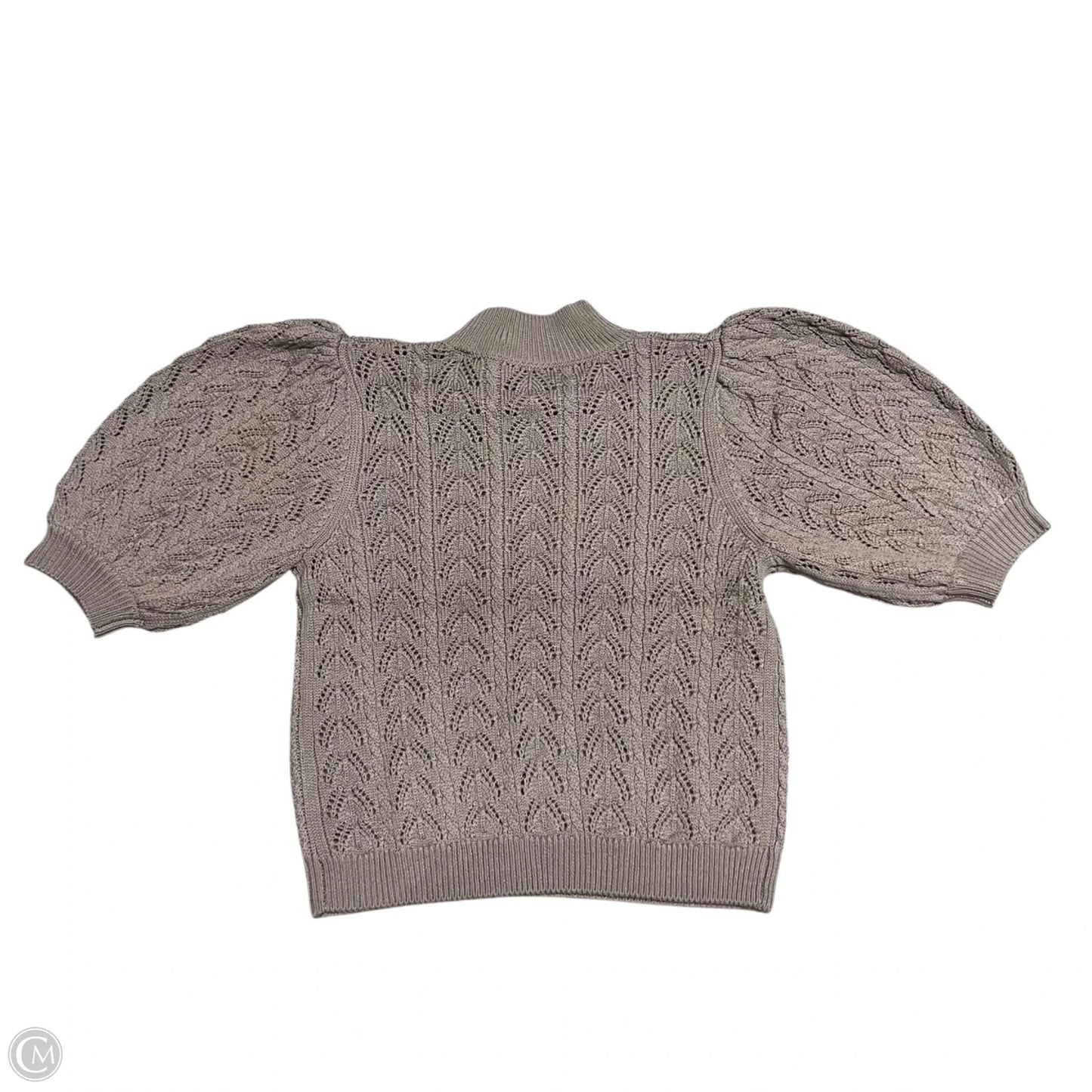 Sweater Short Sleeve By Elie Tahari In Mauve, Size: L