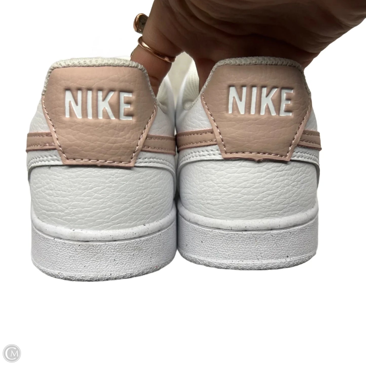 Shoes Sneakers By Nike In Pink & White, Size: 8.5