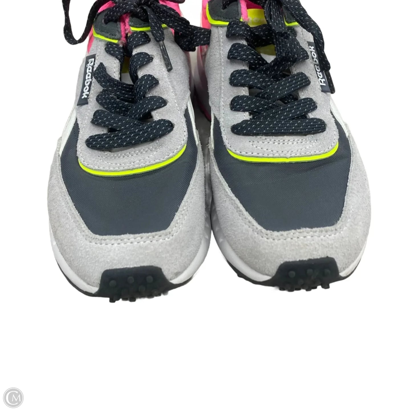 Shoes Sneakers By Reebok In Grey & Pink, Size: 7