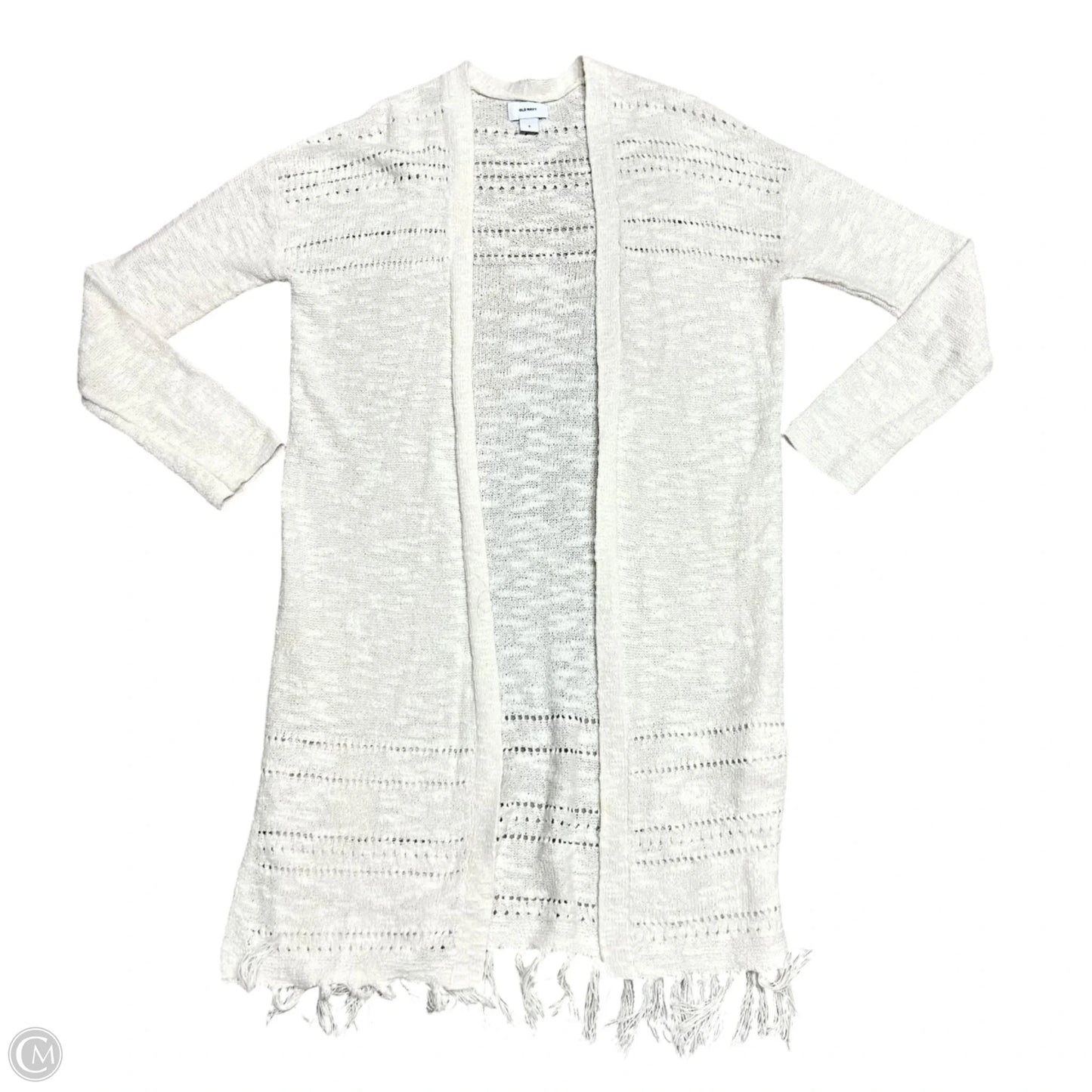 Sweater Cardigan By Old Navy In White, Size: S